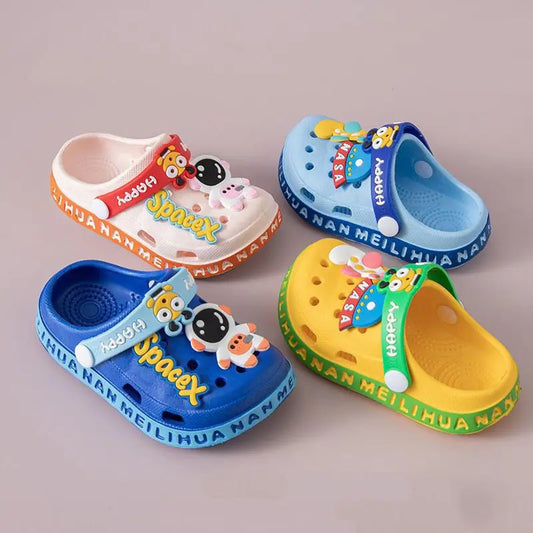 New Children Kids Baby Boys Girls Mules Clogs Summer Soft Sole Garden Beach Slippers Sandals Cave Hole Baby Shoes for Boys Girls