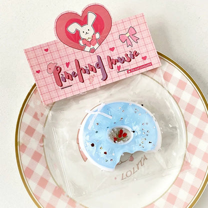 Interesting Kneading Cat Paw Squeeze Toy Silicone Handmade Donut Fidget Toy Colorful 3D Sea Salt Croissant Pinch Toy Children