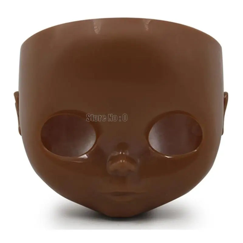 1pc 1/6 Blyth Diy Doll Factory Dolls Faceplate With Backplate 30cm Plastic Blyth No Makeup Face Screw Toys Accessories