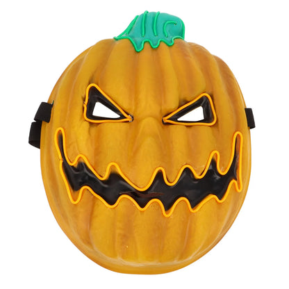 Halloween Pumpkin Mask Lifelike Design LED Luminous Novelty Scary Pumkin Mask 3 Lighting Modes for Men Women Mask Parties