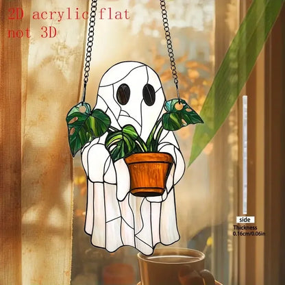 1pcs Thrilling Gothic Window Decoration - Suitable for Halloween Decoration and Haunted House Aesthetics, Wall Decoration