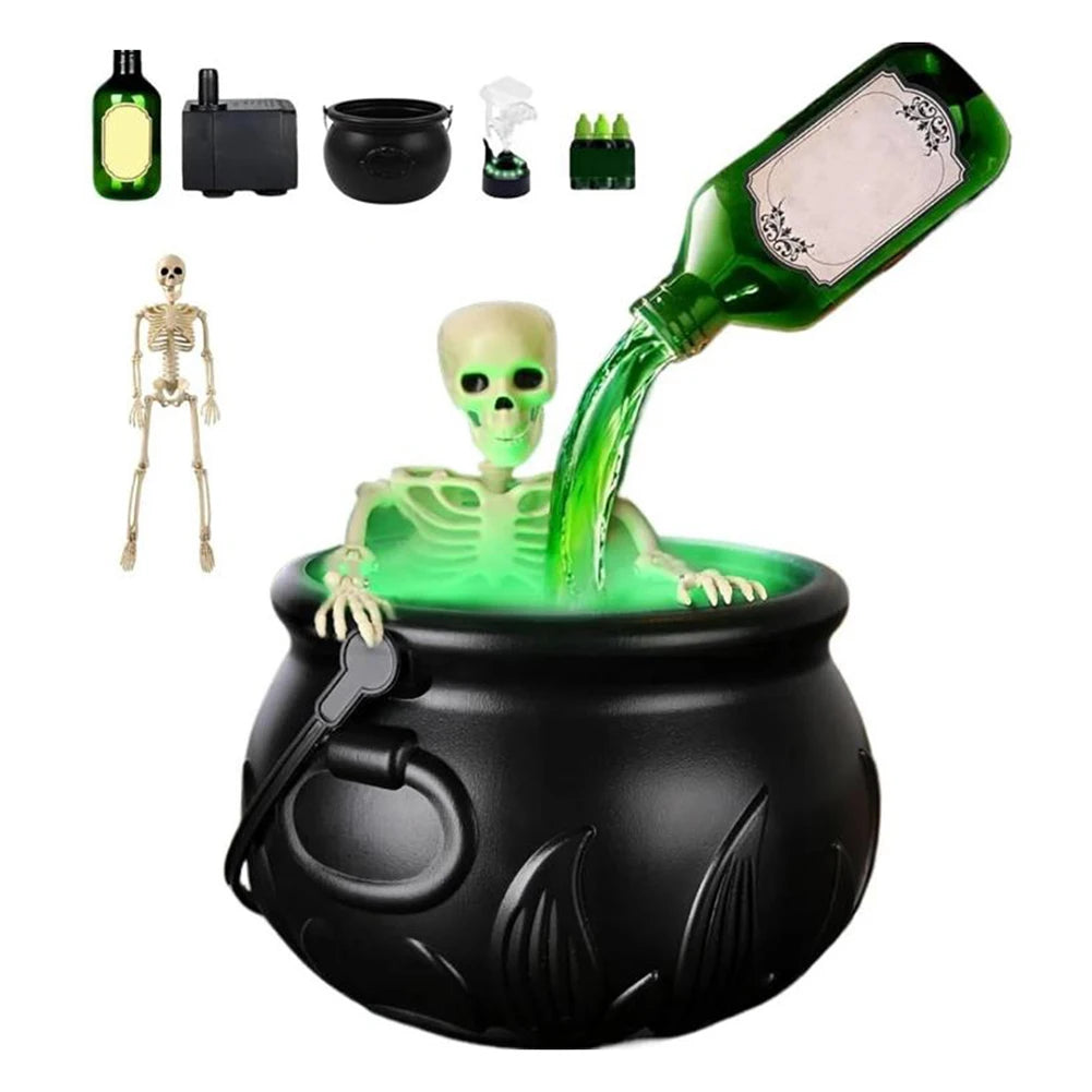 Halloween Decorations Indoor Decorations Indoor Witch Cauldron Black Plastic Bowl Party Decor for Home Garden Kitchen Yard