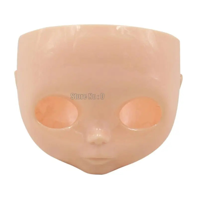 1pc 1/6 Blyth Diy Doll Factory Dolls Faceplate With Backplate 30cm Plastic Blyth No Makeup Face Screw Toys Accessories