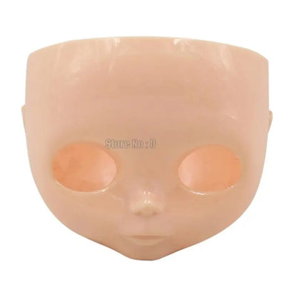1pc 1/6 Blyth Diy Doll Factory Dolls Faceplate With Backplate 30cm Plastic Blyth No Makeup Face Screw Toys Accessories