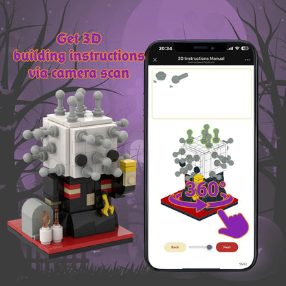 The Conjurings Halloween Themed Building Block Horror Film Sets Figures Anna Bell Collectibles Decorations DIY Model