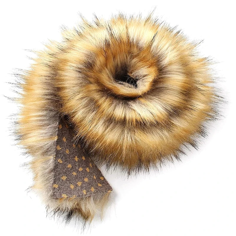 100*7cm Faux Fur Trim Comfortable Fur Ribbon Tape DIY Apparel Sewing Fabric Craft Costume Decoration Furry Material Wholesale