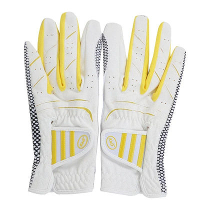 Golfist Women Golf Gloves Left Hand Right Hand Sport Mitten Quality PU Non-Slip Golf Gloves Breathable Palm Protection Handcover