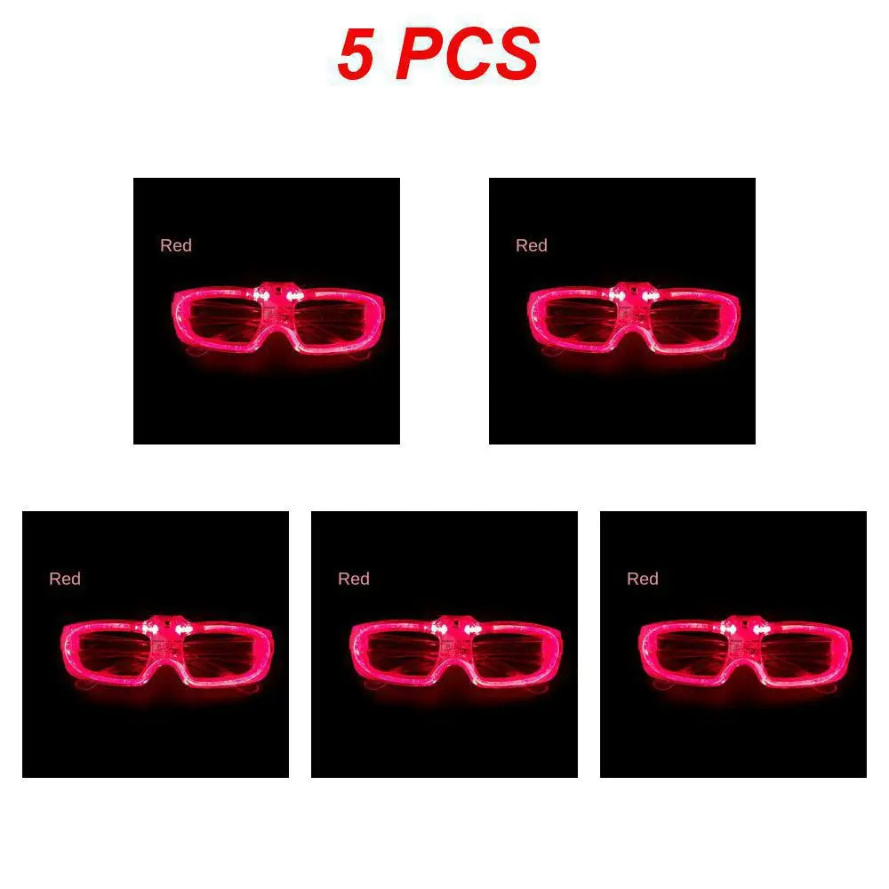 Sense of Future Science Technology LED Luminous Glasses Ins Popular Punk Goggles Party Christmas Colorful Light Shades Decor