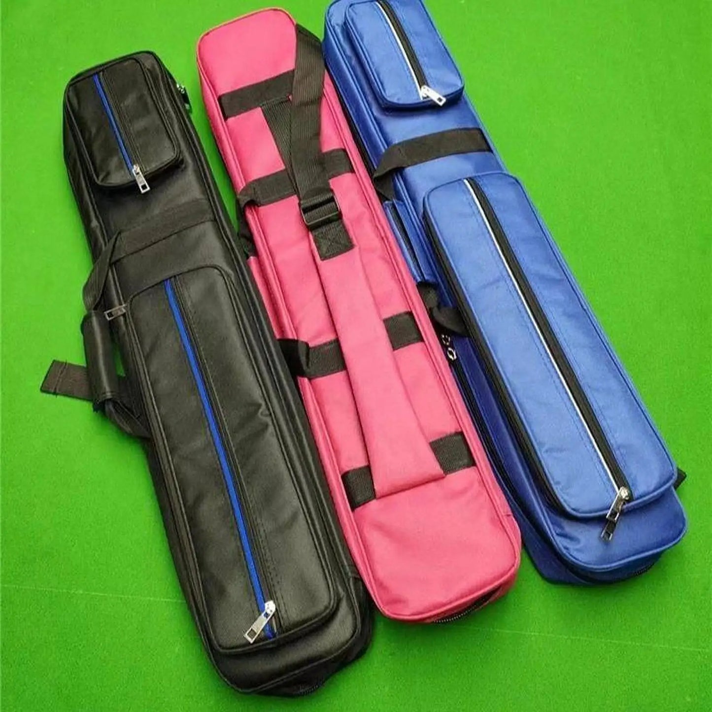 Oxford Cloth Billiard Pool Cue Carrying Case Professional Club Organizing Protector Practical With Carry Strap Pool Cue Bag