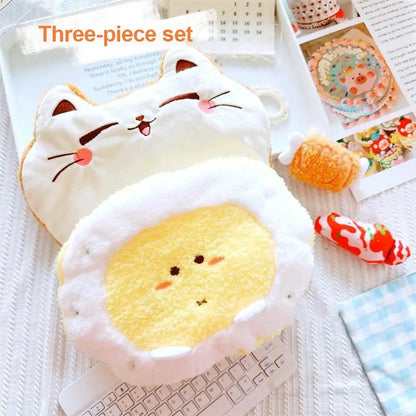 Doll Bed for Labubu Bed Contain 2 Pillows Sleeping Bag 1/12 BJD Doll GSC Body9 for Molly DOD YMY Obitsu11 Doll Accessories