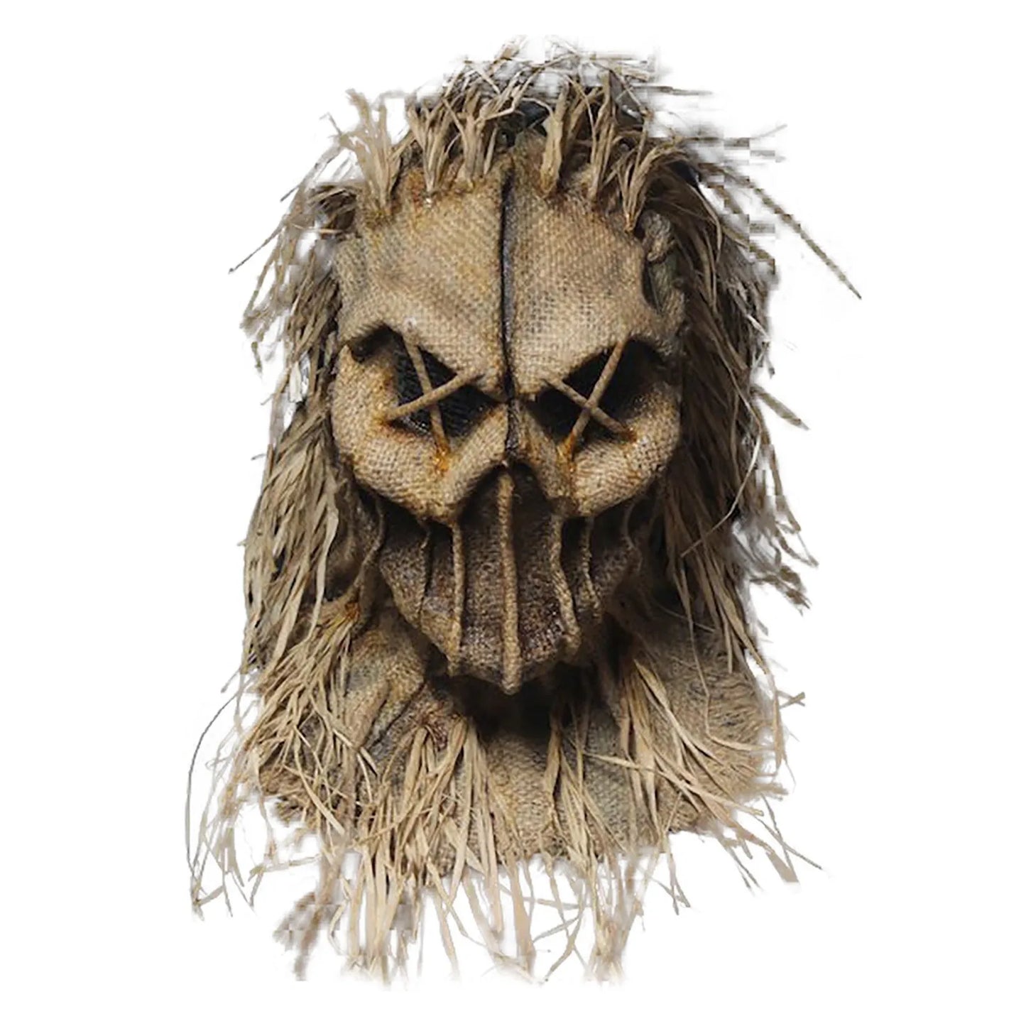 2025 Scary Halloween Scarecrow Mask Headdress Funny Props Horror Atmosphere Masquerade Mask Cosplay Party Props Deadpool Cosplay
