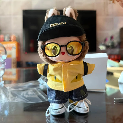 For 17cm Labubu High-End Design Is Suitable for Changing Clothes of First Second and Third Generation Labubu Plush Toys Gifts