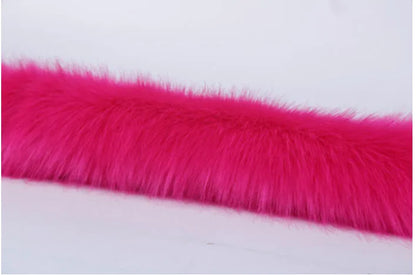 Wholsale Imitation Fox Plush Fur,cloth Counter Carpet Material,faux Fur Fabric,160cm*50cm/Pcs