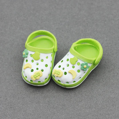 Labubu Doll Slippers Shoes (4.3*2.0cm) for Labubu Macaron  Bao-Ao Bao Ao &15cm EXO Plush Doll & 1/6 BJD Doll