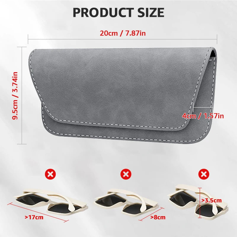 Car Glasses Case Organizer Storage Car Eyeglass Case Glasses Box for Car Sun Visor Organizer Sunglasses for BMW Glasses Case
