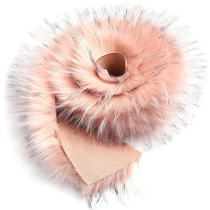 100*7cm Faux Fur Trim Comfortable Fur Ribbon Tape DIY Apparel Sewing Fabric Craft Costume Decoration Furry Material Wholesale