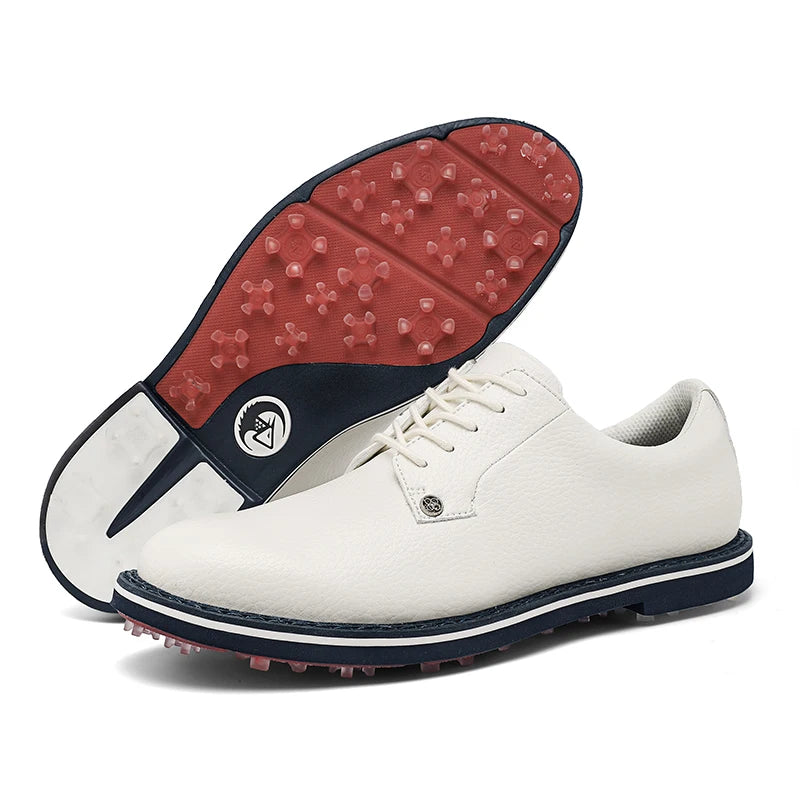 Golf Shoes for Men 2024 New White Professional Waterproof Non-Slip Spikeless Outdoor Leisure Walking Training Golfer Sneakers