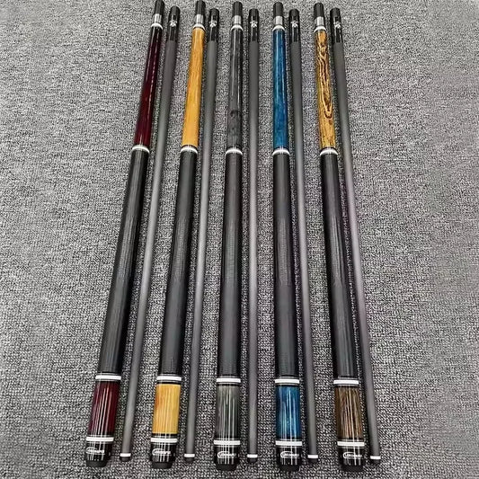 Premium High-End Leadsuper  100% Carbon Fiber Shaft 1/2 Billiard Pool Cue With10 11.5  12.5mm Cue Tip