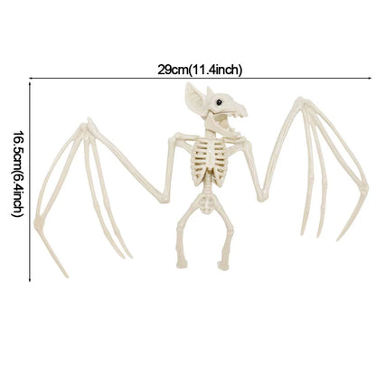 1/2pcs Halloween Skull Bat Skeleton Human Shape Bones Halloween Party Supply Home Garden Decoration Haunted House Horror Props