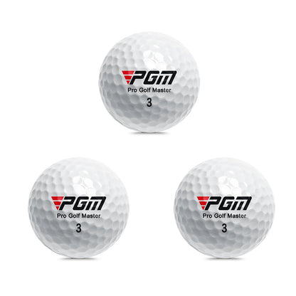 Three-Layer Golfs Ball for Competition Wear Resistant Durable Golfs Ball High Elastic Rubber Cores Golfs Equipment for Man Women