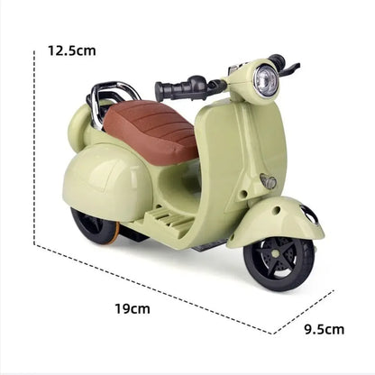 Doll Mini Electric Motorcycle Children's Toy for Labubu Toy Motor for Doll (No Doll)