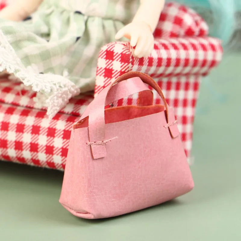 1PCS New Fashion Mini Handbag Shoulder Bag for Doll Decor Accessories Kids Toys