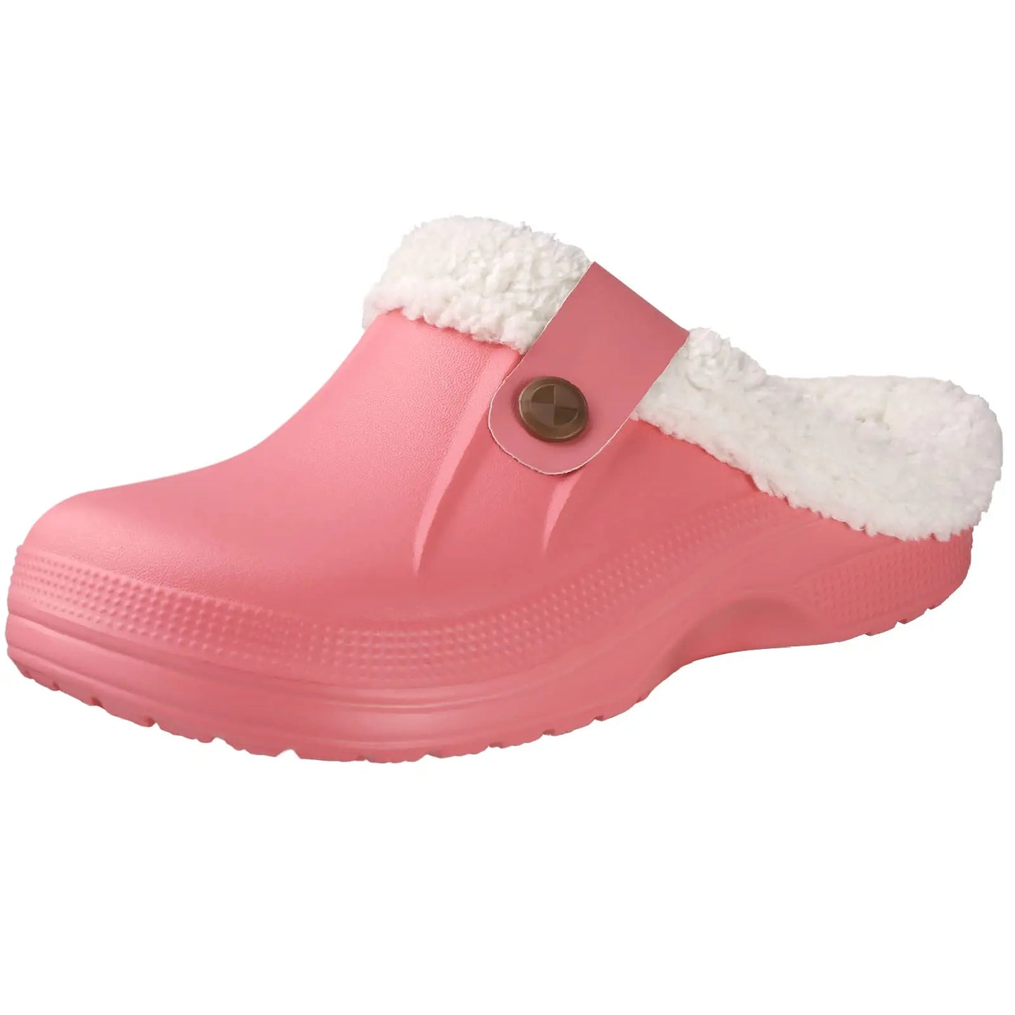 Evshine Winter Warm Clogs Men Waterproof Garden Slippers Fur Clogs Slippers Fuzzy Plush Slippers Bedroom Shoe for Indoor Outdoor