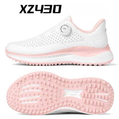 PGM Women Summer Golf Shoes Heat Dissipation Breathable Holes High Elasticity Height Outdoor Sports Shoes XZ430