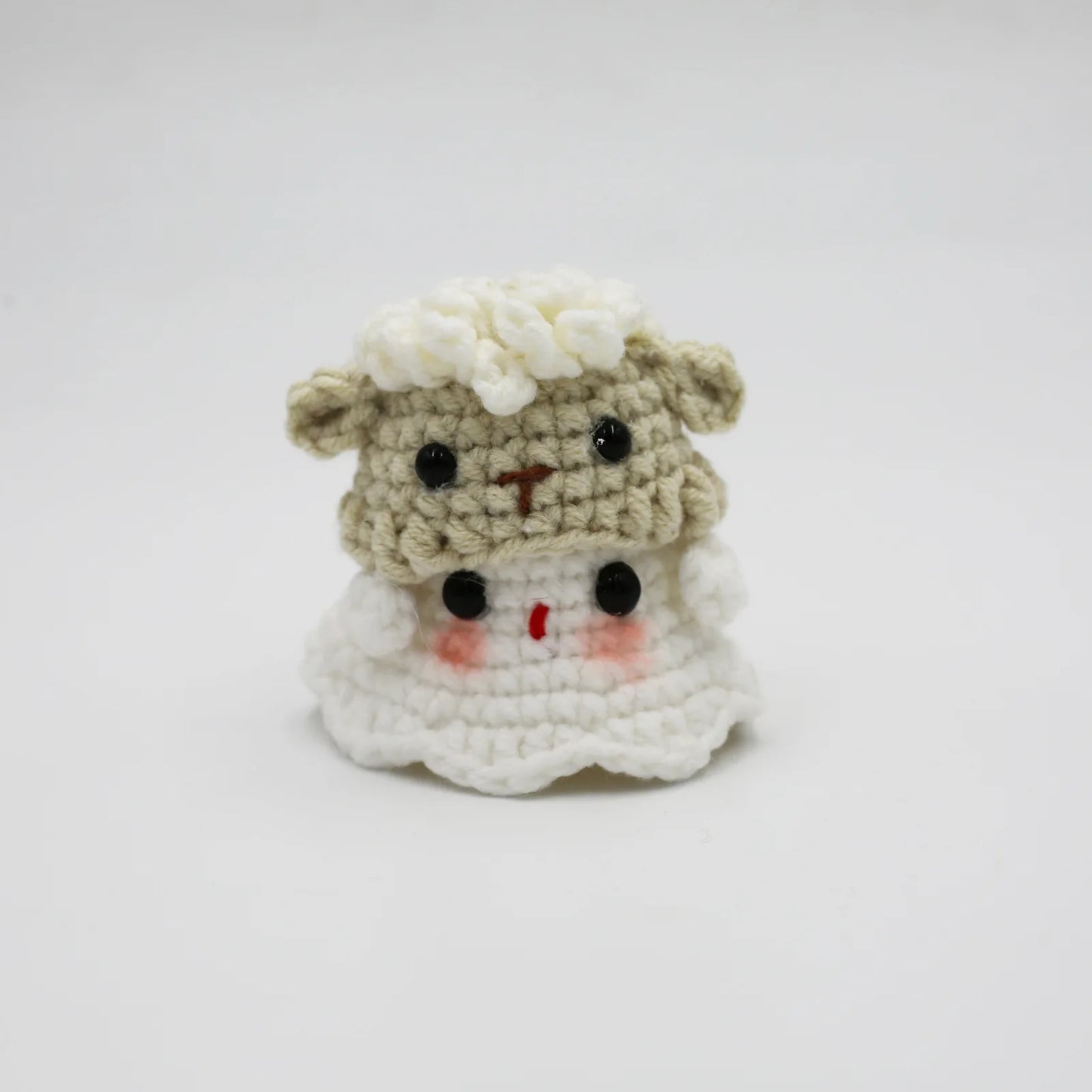 Halloween Home Decoration Handmade Knitted Witch Ghost Doll Ornament  Cute Pumpkin Ghost Keychain for Bag Pendant Christmas Gift