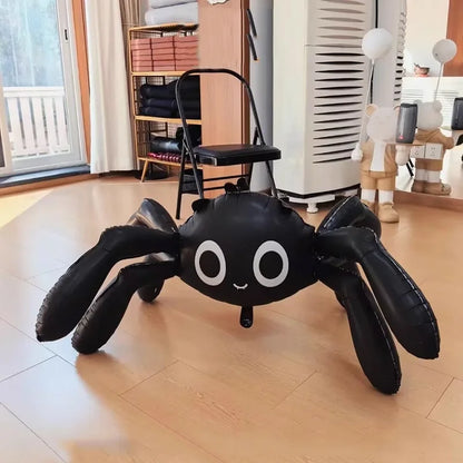 Halloween 3D Black Spider Balloon Ghost Festival Party Decorations Trick Toy Balloon Halloween Party Supplies Inflatable Ballon