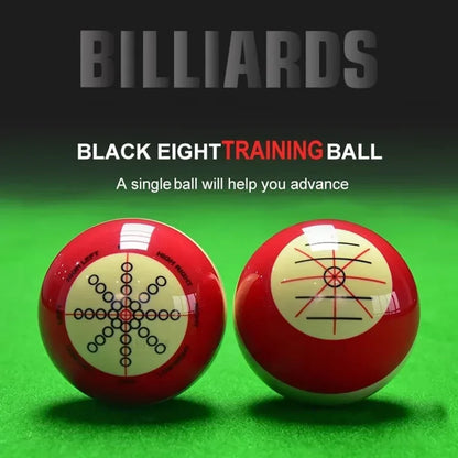 Training Billiard Cue Ball Snooker Practice Assist Accessory Practice Balls With Standard Lines and Dots America Pool Eight Ball
