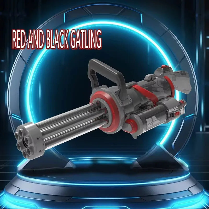 Summer Beach Pool Toys Water Toys Party Toys Gatling Gun Watergun Gatling Electric Powerful Water Gun Sports-Entertainment Gifts