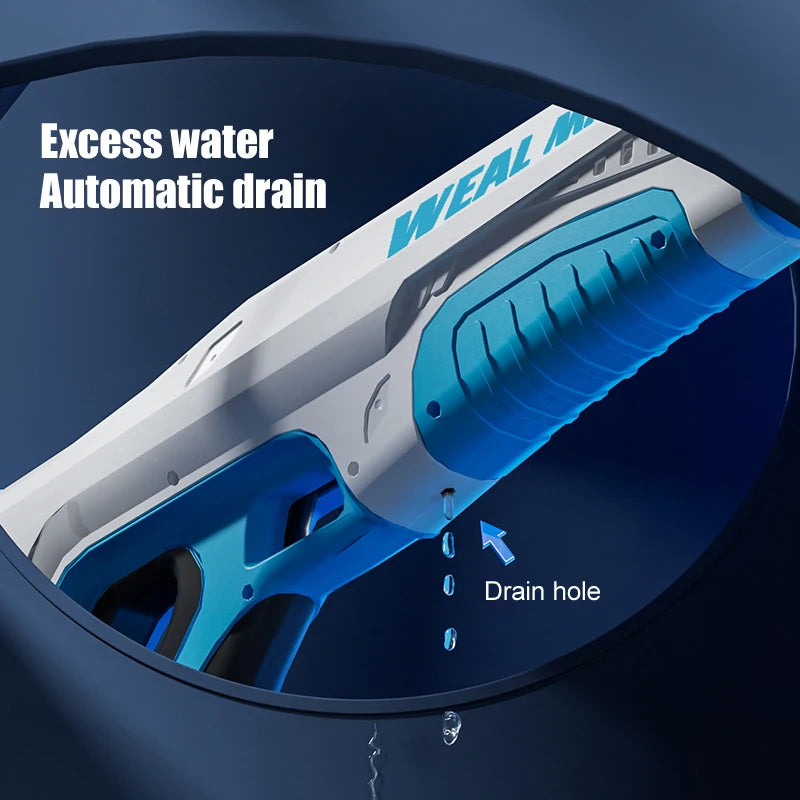 Automatic High-Tech Summer Electric Toy Water Gun Induction Water Absorbing  Burst Water Gun Beach Outdoor Water Fight Toys Gift