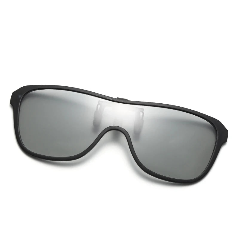 New Polarized Clip on Sunglasses 2022 Men Photochromic Car Driver Goggles Night Vision Glasses Anti Glare Square Glasses Oculos
