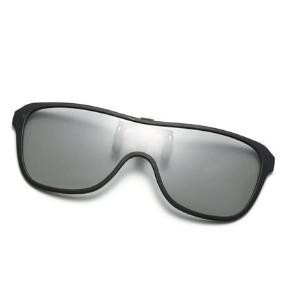 New Polarized Clip on Sunglasses 2022 Men Photochromic Car Driver Goggles Night Vision Glasses Anti Glare Square Glasses Oculos