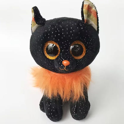 Ty Beanie Animal Stuffed Plush Toy Beastie Cute Halloween Golden Wing Bat Doll Children Birthday Toys Gift 15cm