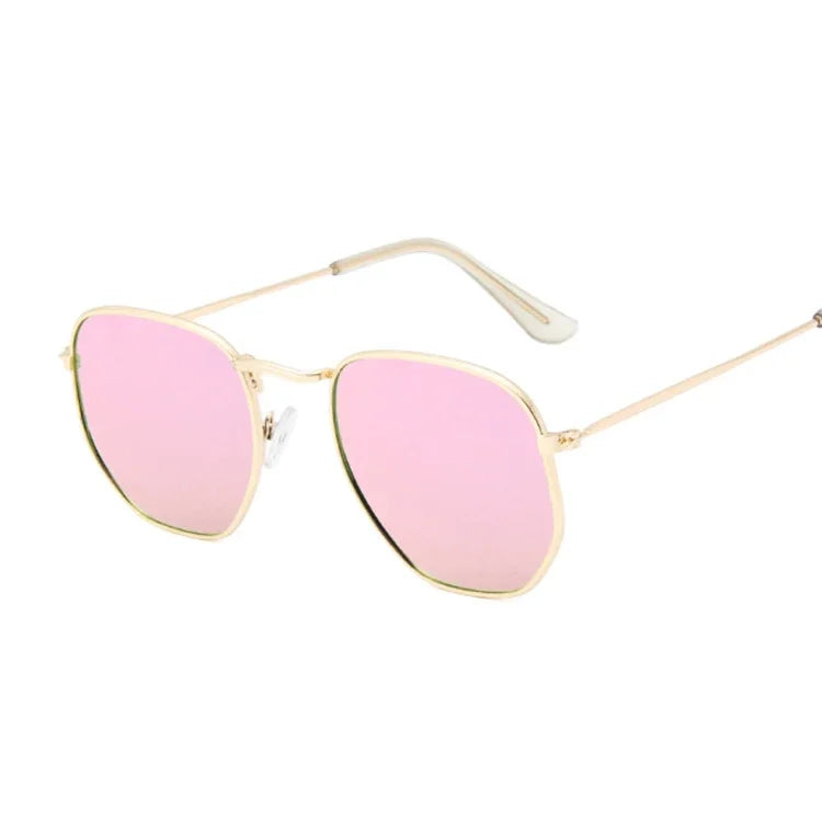 ONEVAN 2024 Vintage Square Sunglasses Women Brand Designer Sun Glasses Men/Women Retro Small Frame Metal Sunglass Shades Glasses