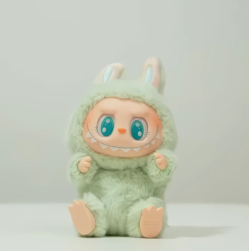 Labubu the Monster Exciting Macaron Series Blind Box Labubu Have a Seat Series Blind Bag Figure Vinyl Plush Doll Mystery Box Toy