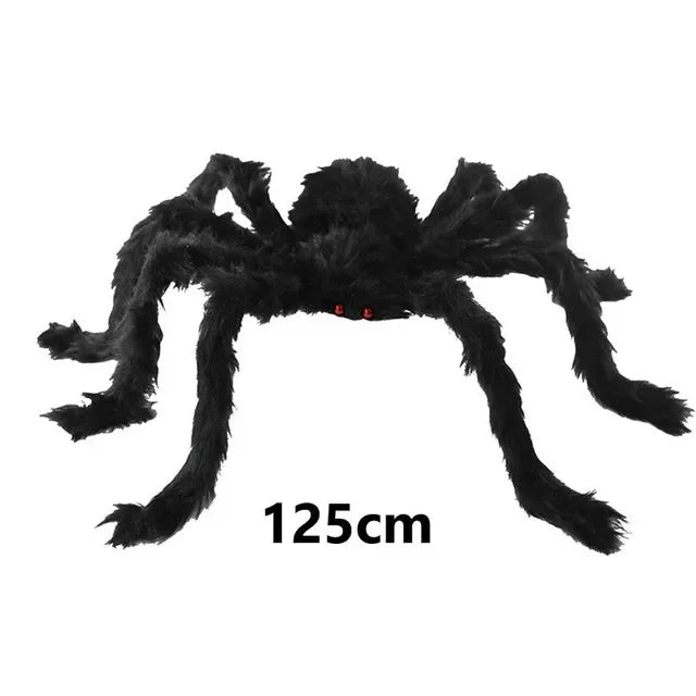 Halloween Big Plush Spider Halloween Decoration Party Props Outdoor Big Spider Decoration Chamber Trick a Prank  Big Spider
