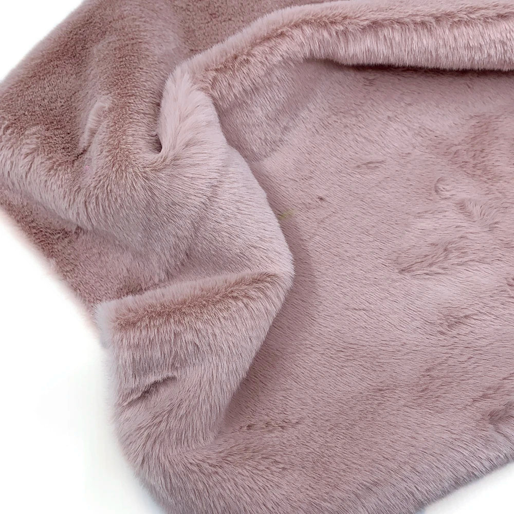 Sewbato 10mm 100% Polyester Faux Fur Fabric 50x50cm Environmentally Friendly Soft Minky Fabric Plush Toy/Clothing Plush Fabric
