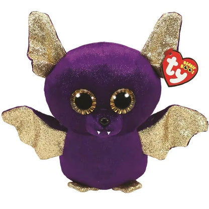 Ty Beanie Animal Stuffed Plush Toy Beastie Cute Halloween Golden Wing Bat Doll Children Birthday Toys Gift 15cm
