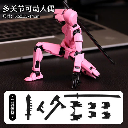 Dummy 13 Lucky Doll 13 Joint Movable 3D Printing Toy Dummy Doll DIY Decompression God