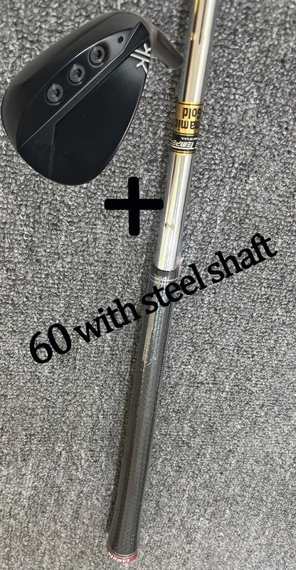 KYOEI Wedges Set 48 52 56 60 Degree Black/Silver Forged Golf Wedge Head Only CNC Milled High-Quality No Shaft KYOEI Golf