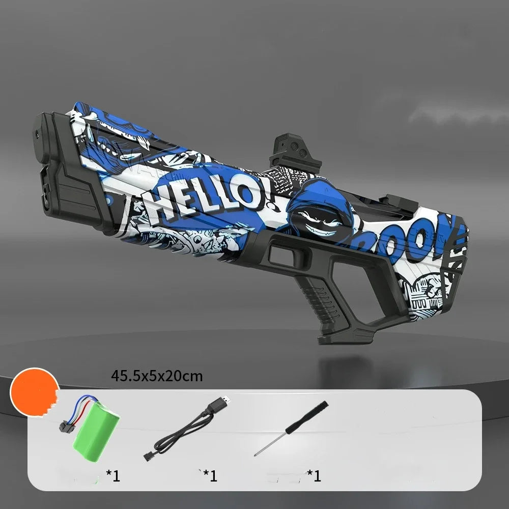 Hot Selling Dropshipping Electric Continuous Shooting Water Gun Toy Automatic Spray Outdoor Pool Summer Toy for Kids Adult Gift