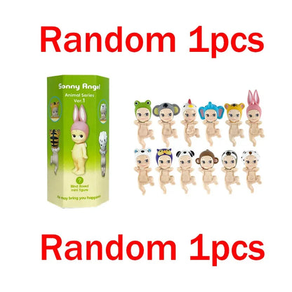 Sonny Angel Blind Box Animal Angel Series Anime Character Mini Doll Toy Cute Decoration Kids Surprise Birthday New Year Gifts