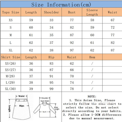 PL Women Long Sleeve Golf Polo Shirts Ladies Autumn New T-Shirt Bowknot Lapel Sports Top Ladies Cargo Short Skirts Slim Skort