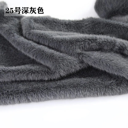 40Colours 2cm Imitation Mink Plush Fur Fabric Doll Manual DIY Counter Scarf Cuddle Doll Faux Fur Fabric 50*50