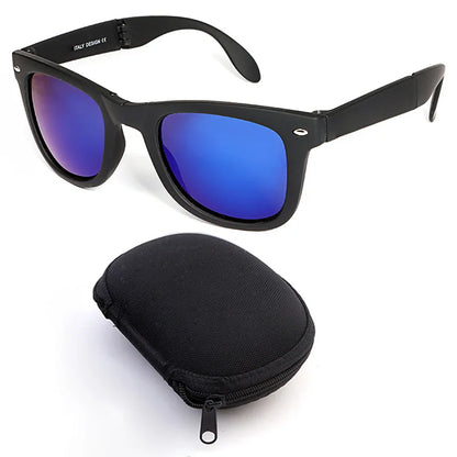 New Foldable Square Sunglasses Fashion Men's Driving Sun Glasses Women's Outdoor Sports and Cycling Goggles UV400 Eyewear