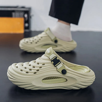 Unisex Summer Slippers Men Clogs Platform Women Beach Sandals Outdoor Casual Non-Slip Footwear Men Sandals