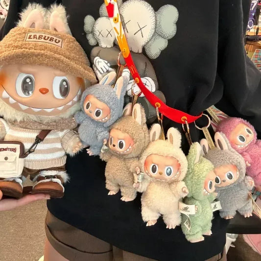 Labubu the Monsters Blind Box Cardiac Macarone Mysterious Surprise Box Guess Bag Figure Model Bag Keychain Gifts Toys